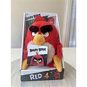 Angry Birds Movie Red Bird Rovio Animal Plush 10" Deadstock Rare NIB